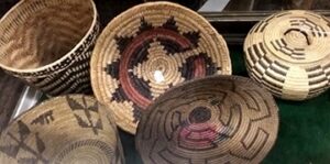 Antique Native baskets